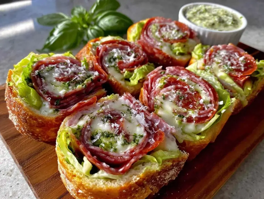 Italian Sub Sandwich Roll-Ups - featured image