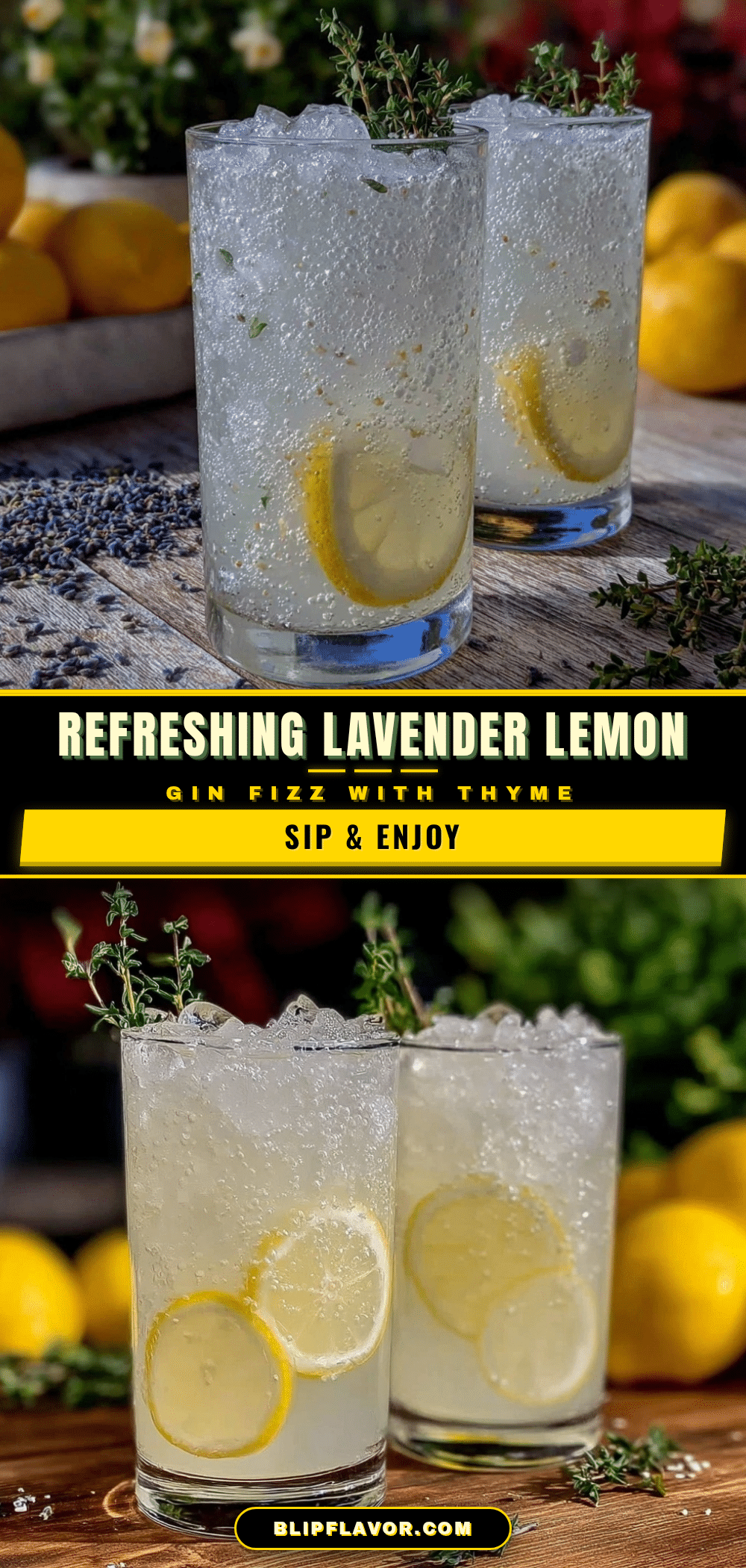 lavender lemon gin fizz recipe