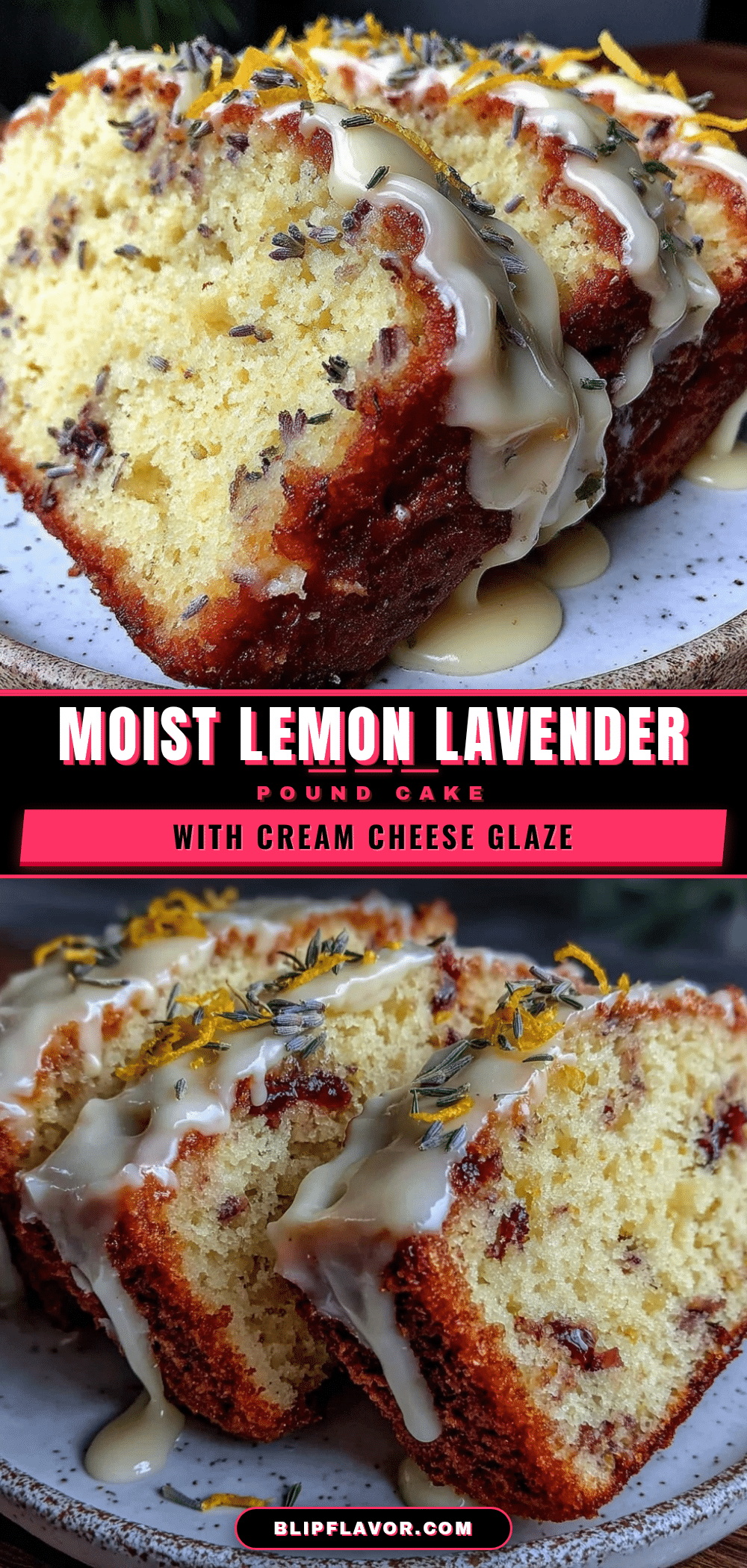 lemon lavender pound cake recipe