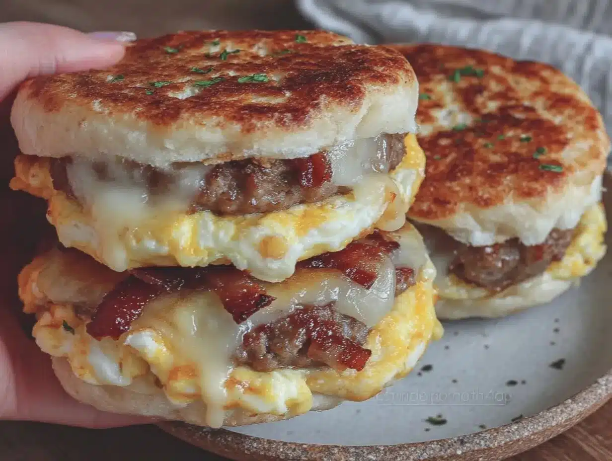 make-ahead breakfast sandwiches preparation steps