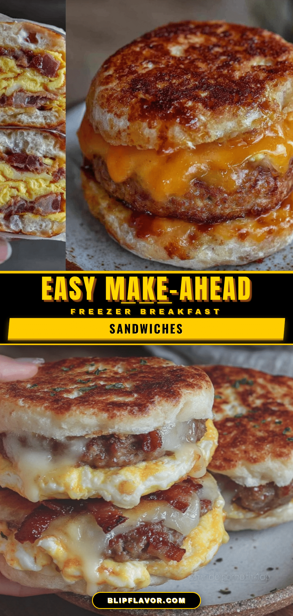 make-ahead breakfast sandwiches recipe