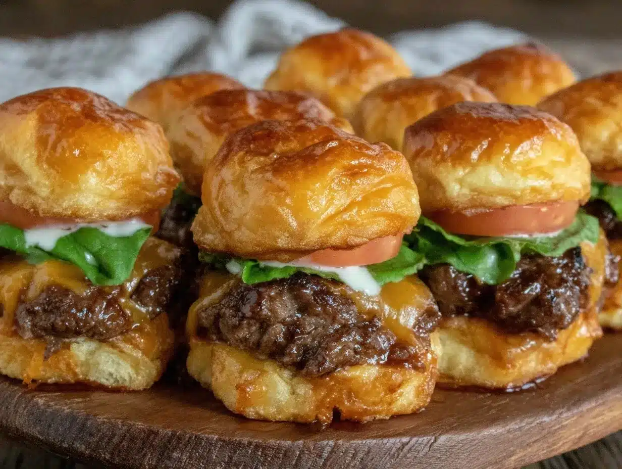 mini cheeseburger sliders preparation steps