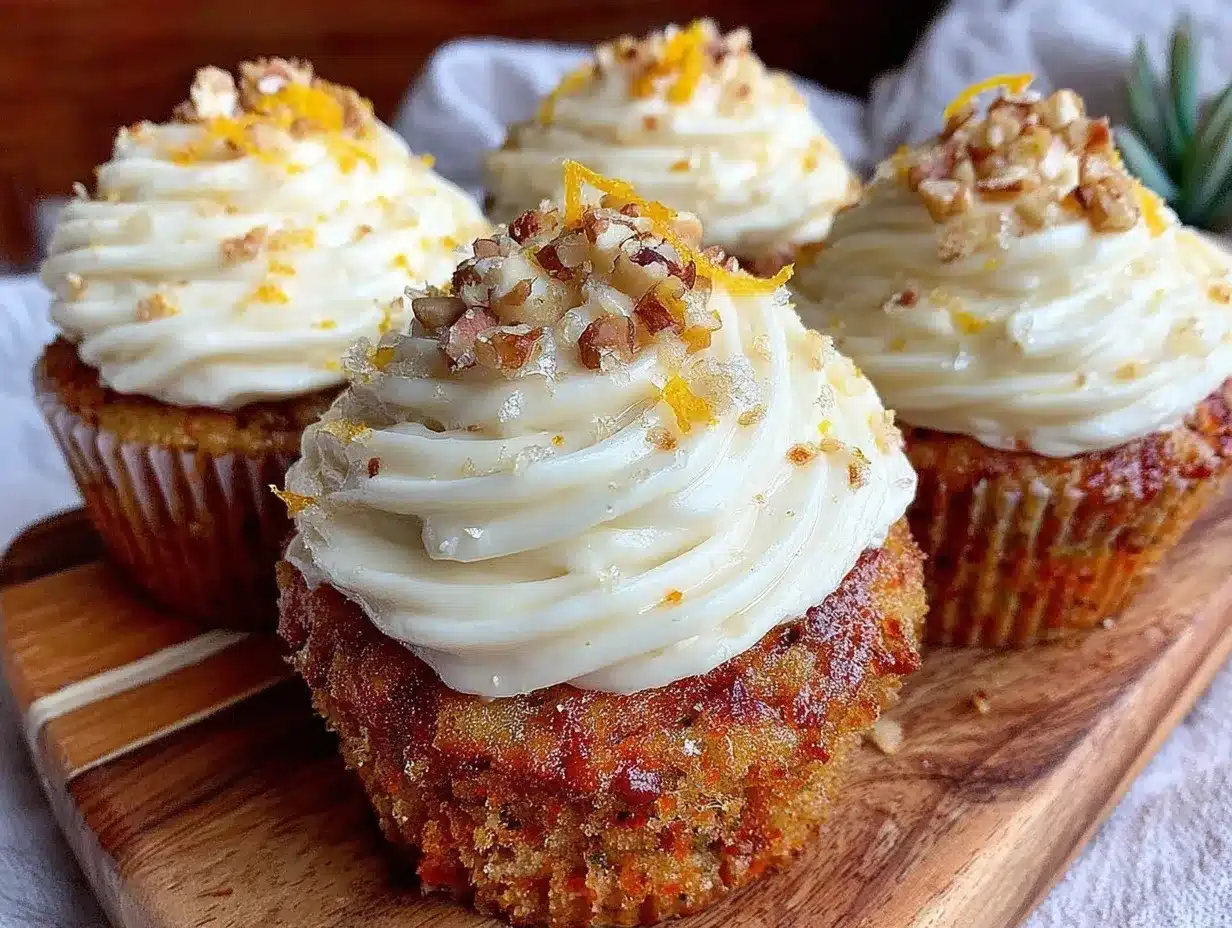 moist carrot cake cupcakes preparation steps