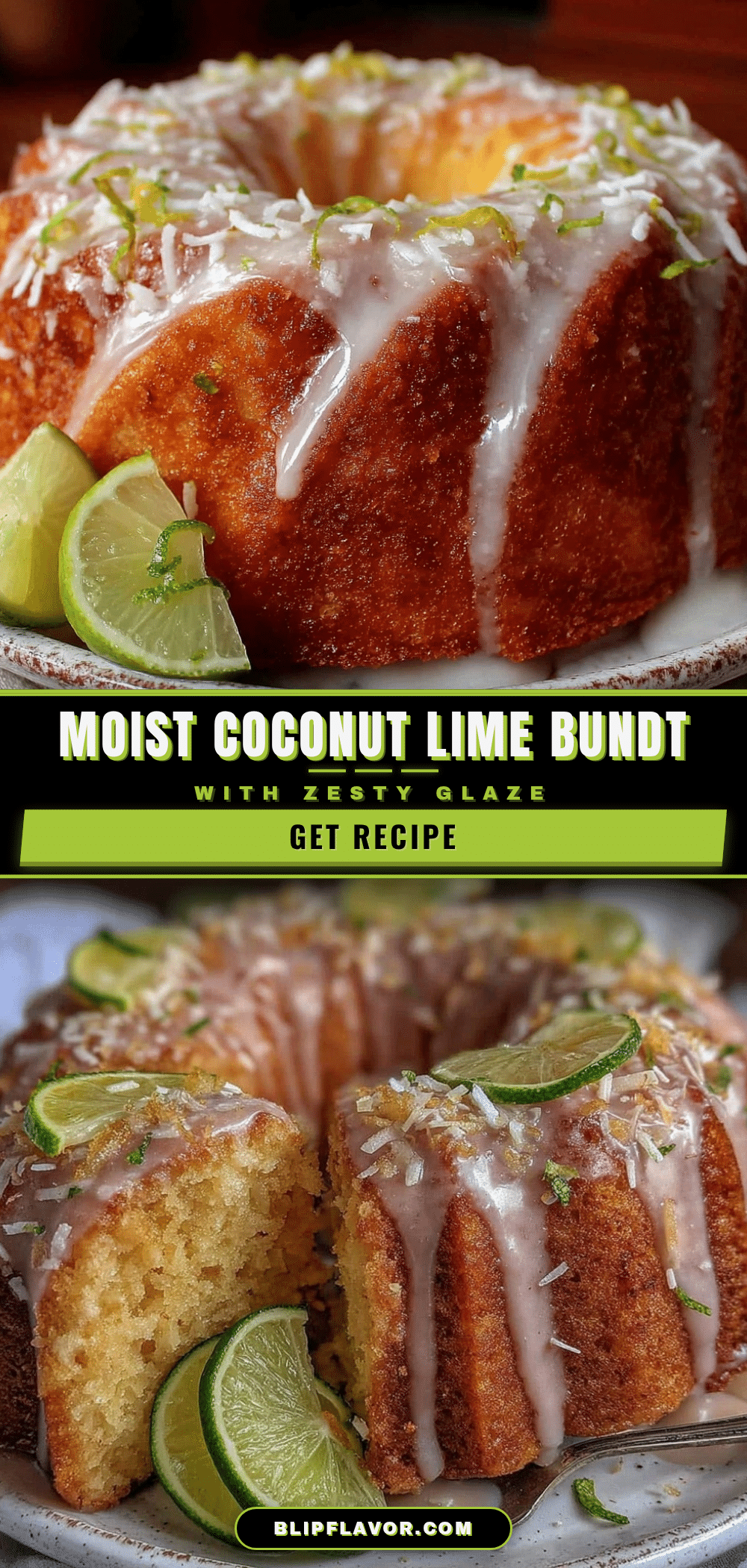 moist coconut lime bundt cake recipe