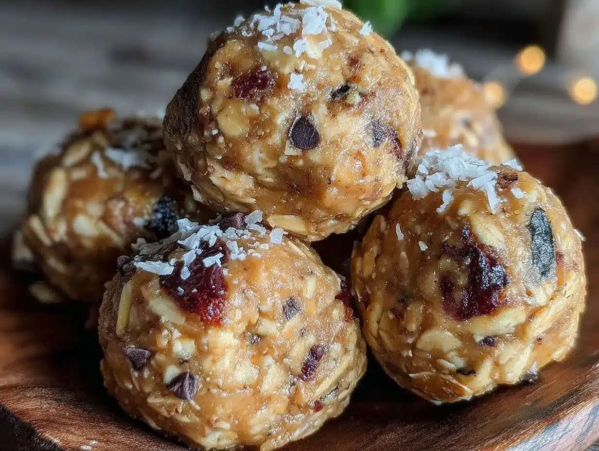 no-bake peanut butter energy balls preparation steps