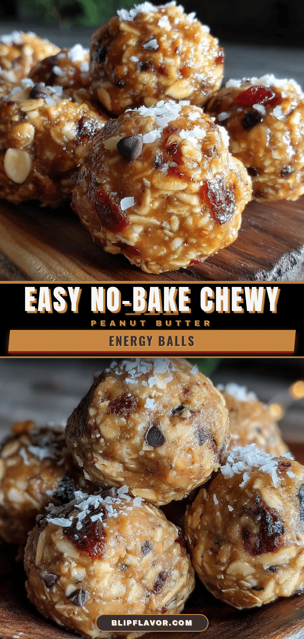 no-bake peanut butter energy balls recipe