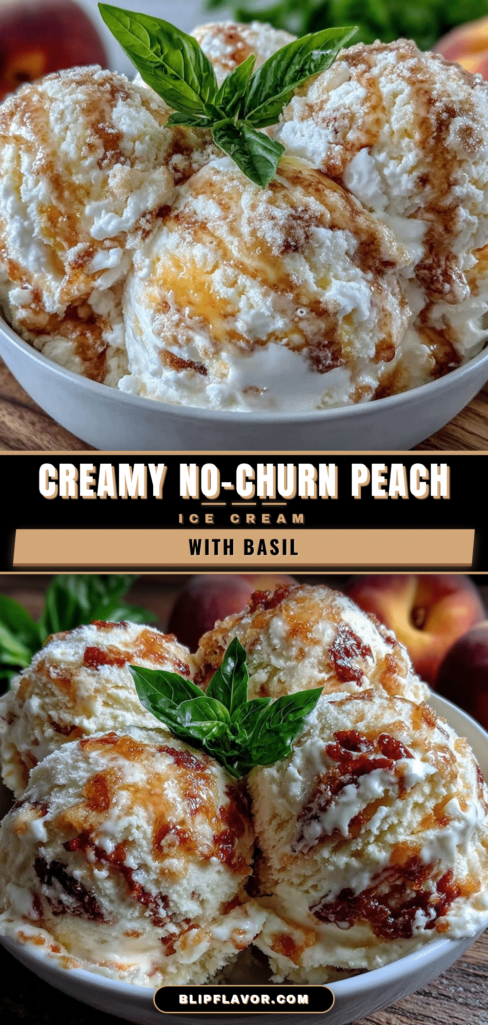 no-churn peach ice cream recipe