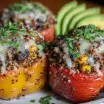 quinoa stuffed bell peppers - featured image