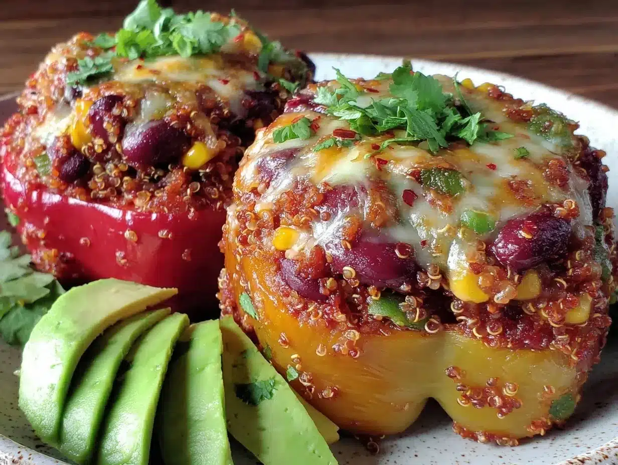 quinoa stuffed bell peppers preparation steps