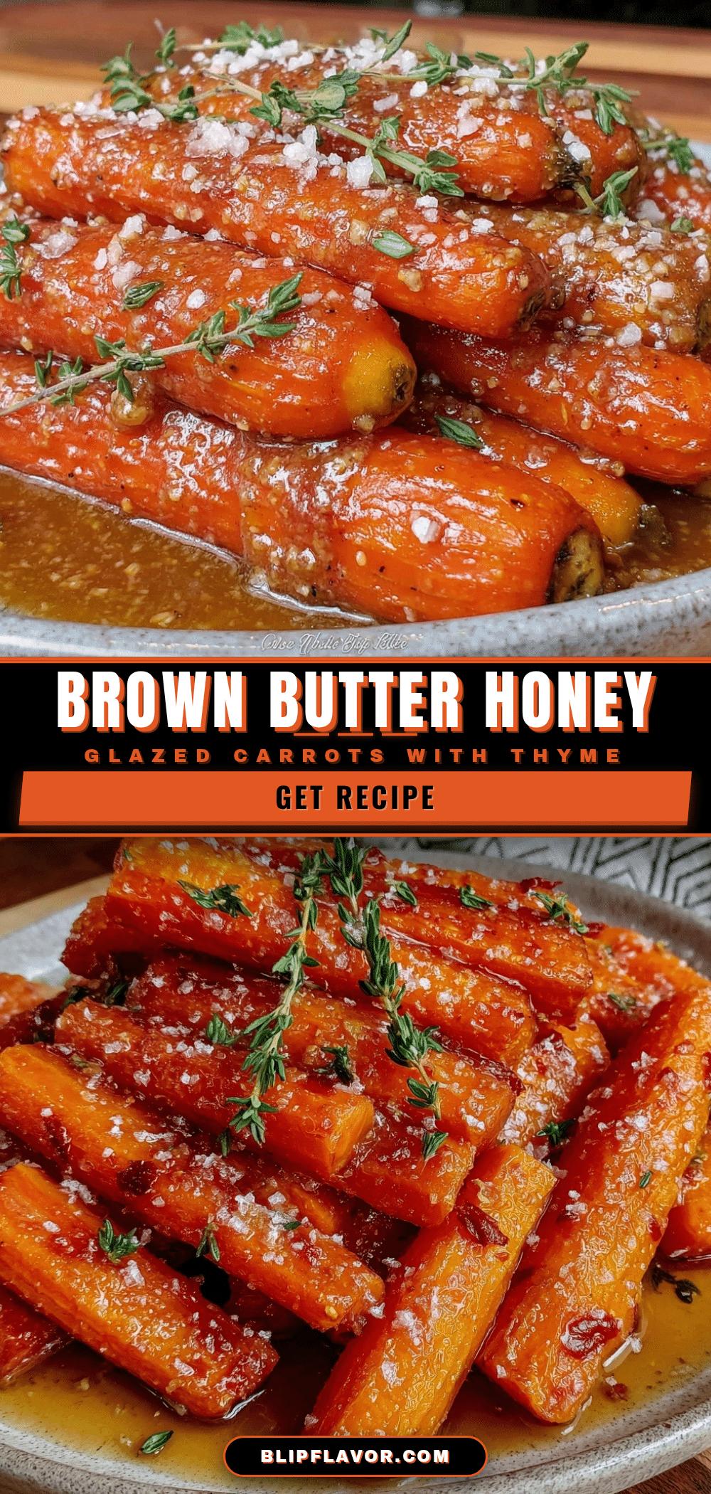 savory honey glazed carrots recipe
