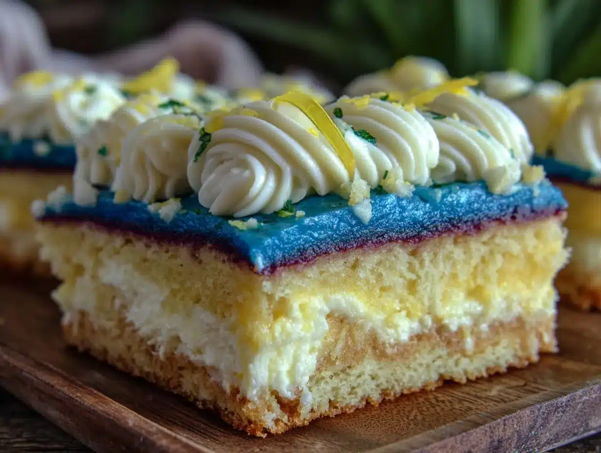 school colors sheet cake preparation steps