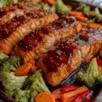 sheet pan teriyaki salmon - featured image