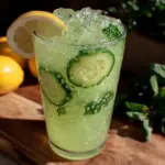 sparkling cucumber mint lemonade - featured image
