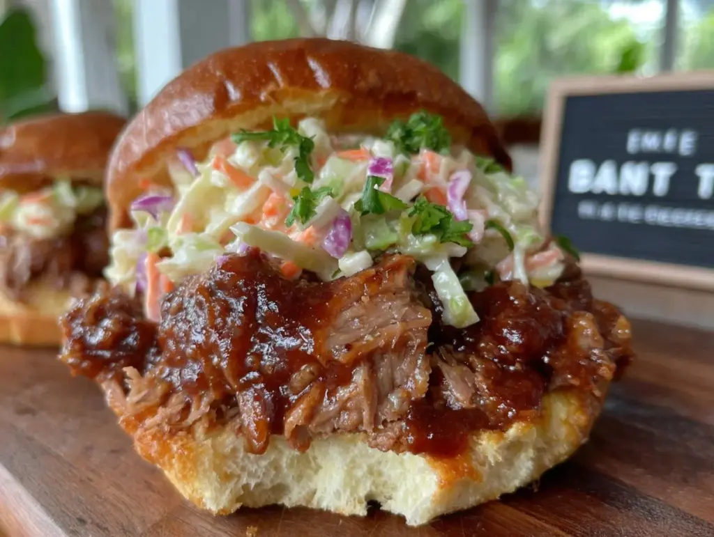 tender BBQ pulled pork sandwiches - featured image