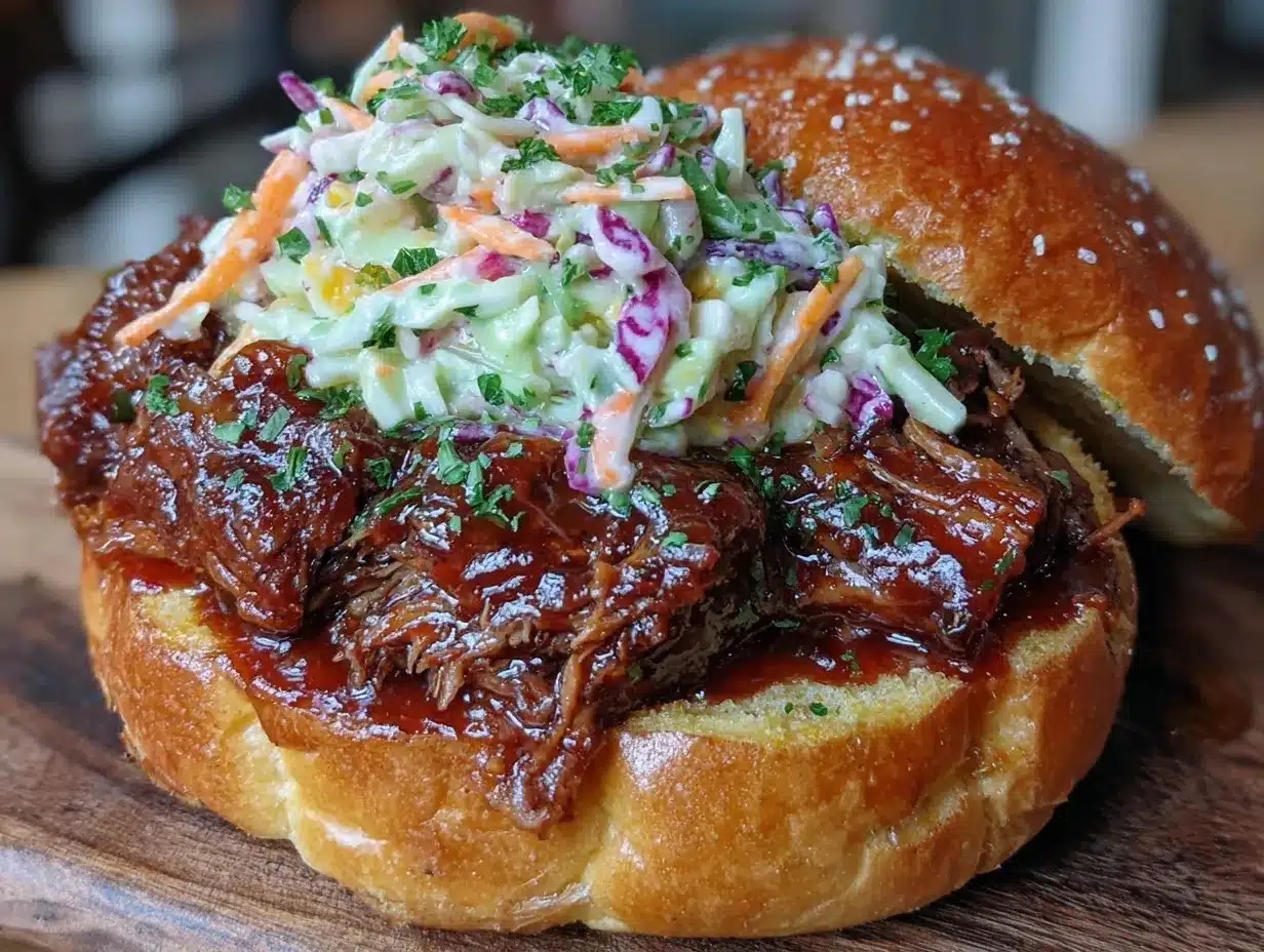tender BBQ pulled pork sandwiches preparation steps