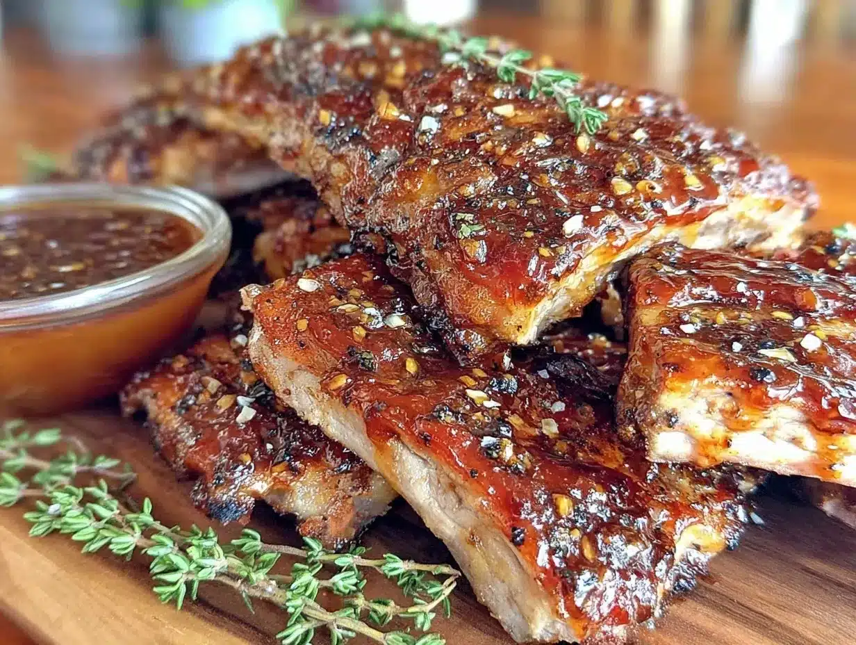 Tender Crockpot BBQ Ribs preparation steps