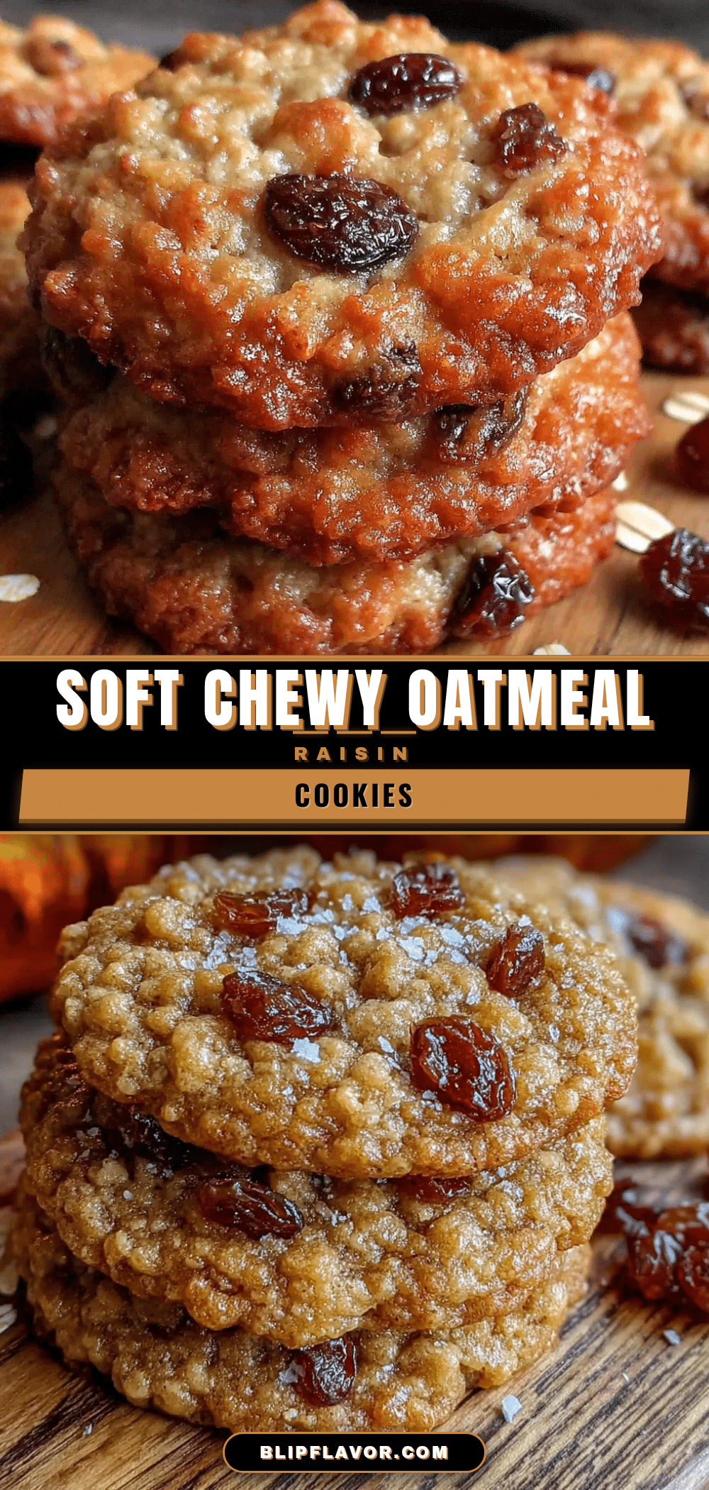 tender soft chewy oatmeal raisin cookies recipe