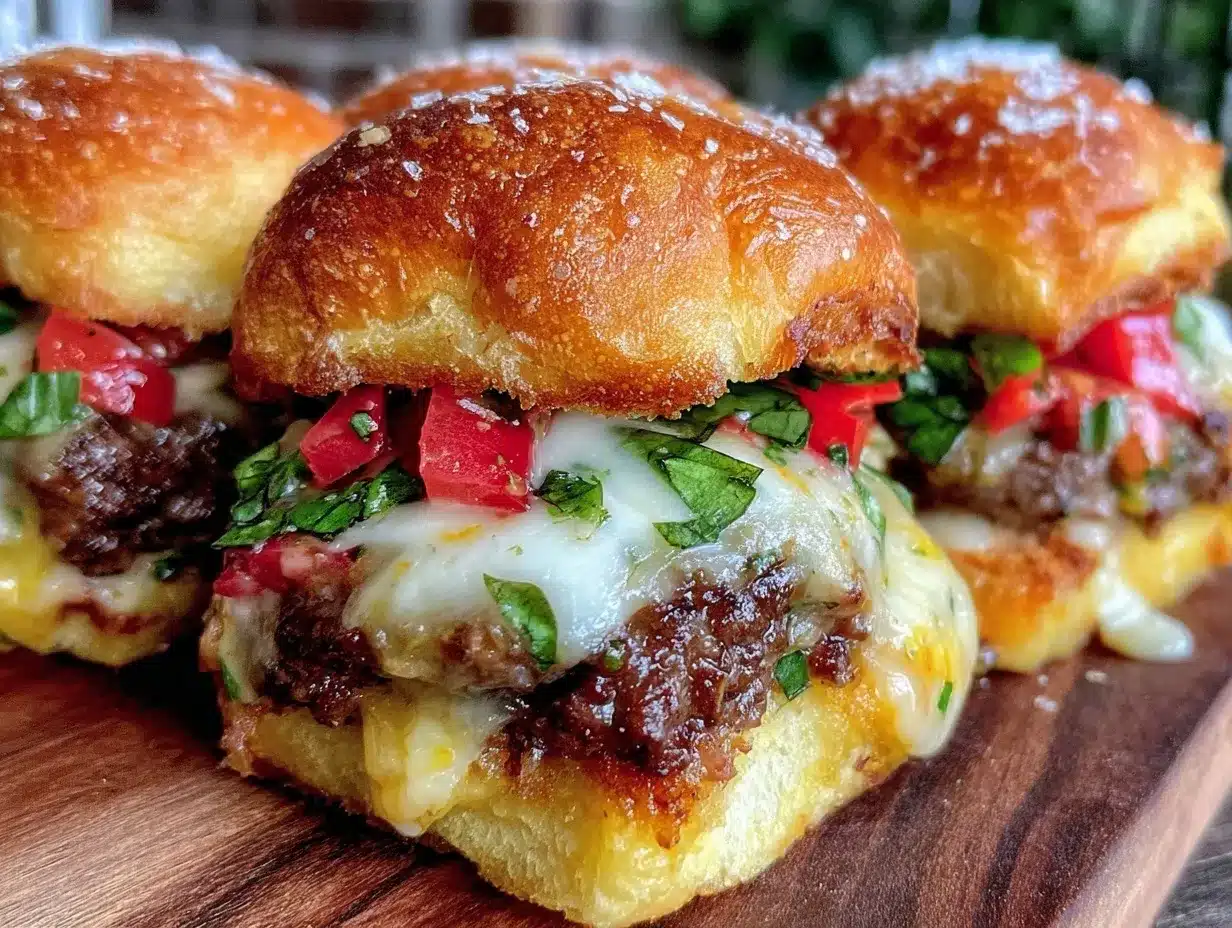 all-american smash burger sliders preparation steps