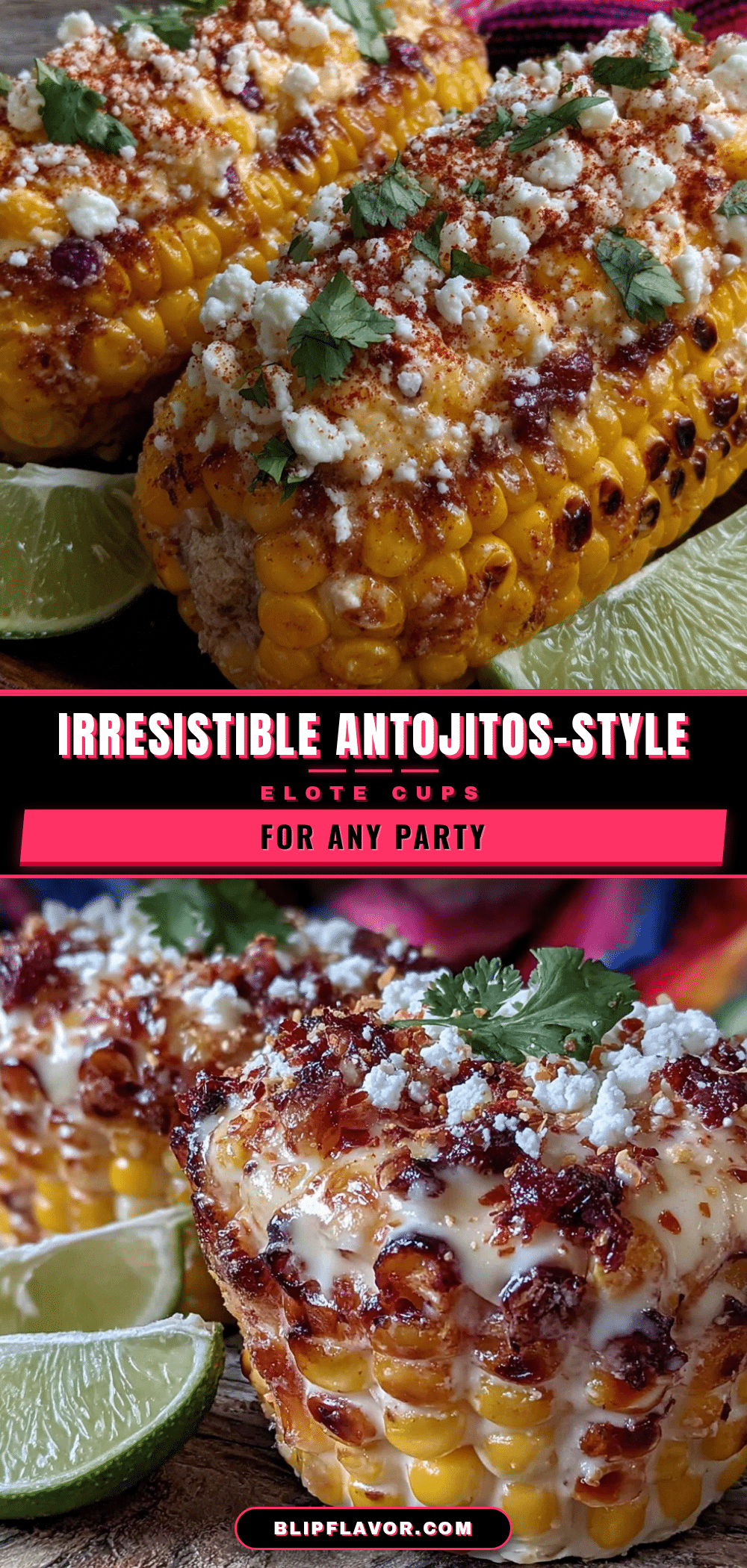 antojitos-style elote cups recipe