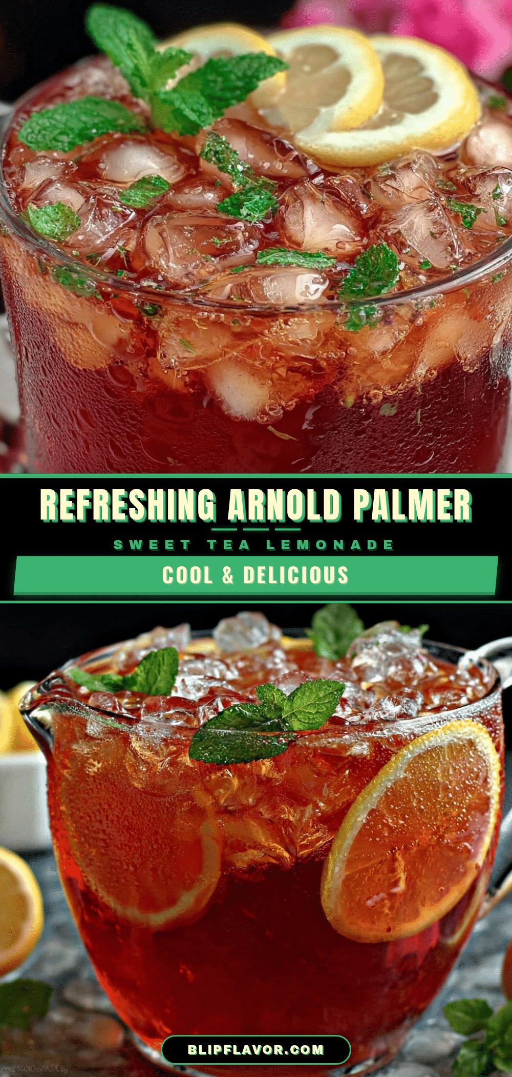 Arnold Palmer Sweet Tea Lemonade recipe