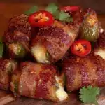 bacon wrapped jalapeño popper bites - featured image