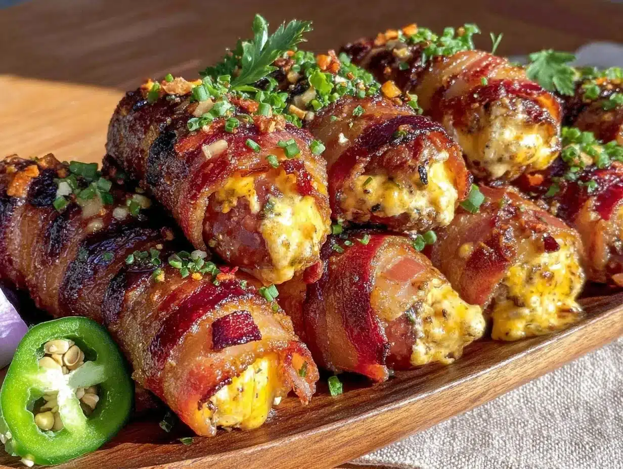bacon wrapped jalapeño popper dogs preparation steps