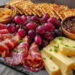 black and gold charcuterie board - featured image