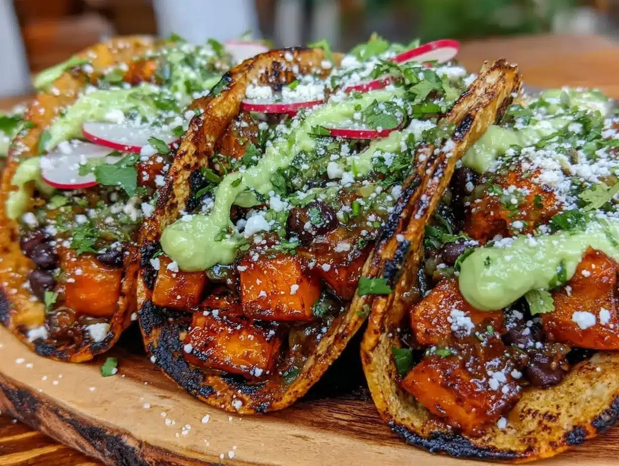 black bean sweet potato tacos preparation steps