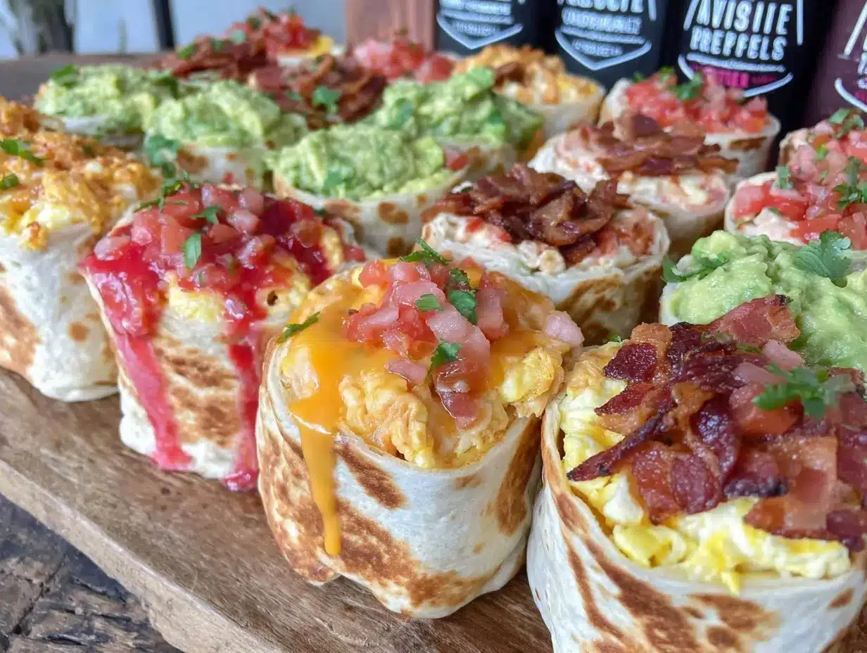 blackstone breakfast burrito bar preparation steps