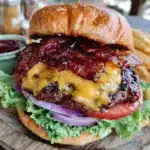 Blackstone smoked bacon cheeseburger - featured image