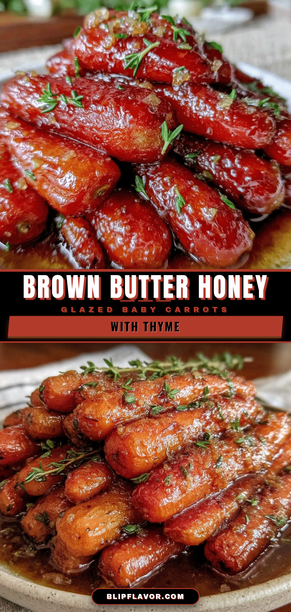 brown butter honey glazed baby carrots recipe