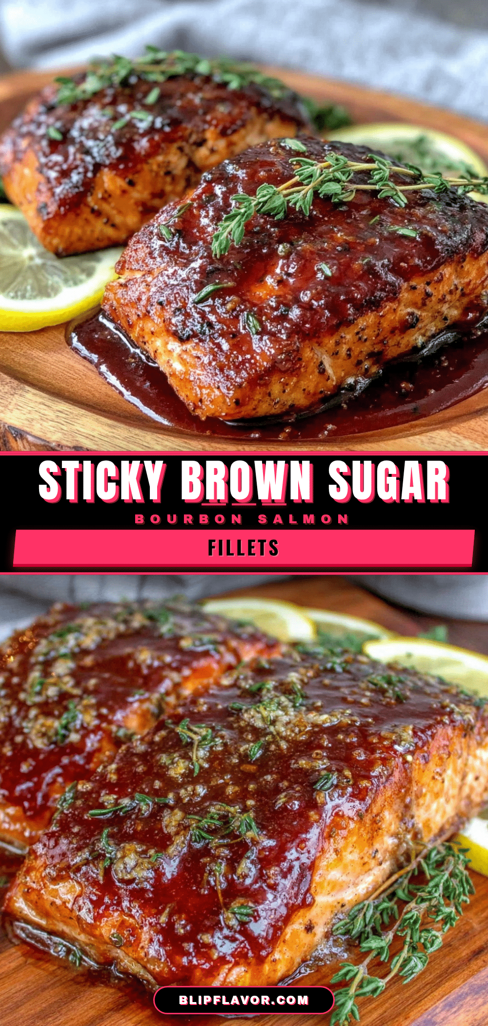 brown sugar bourbon glazed salmon fillets recipe