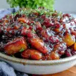 brown sugar pineapple baked beans - featured image