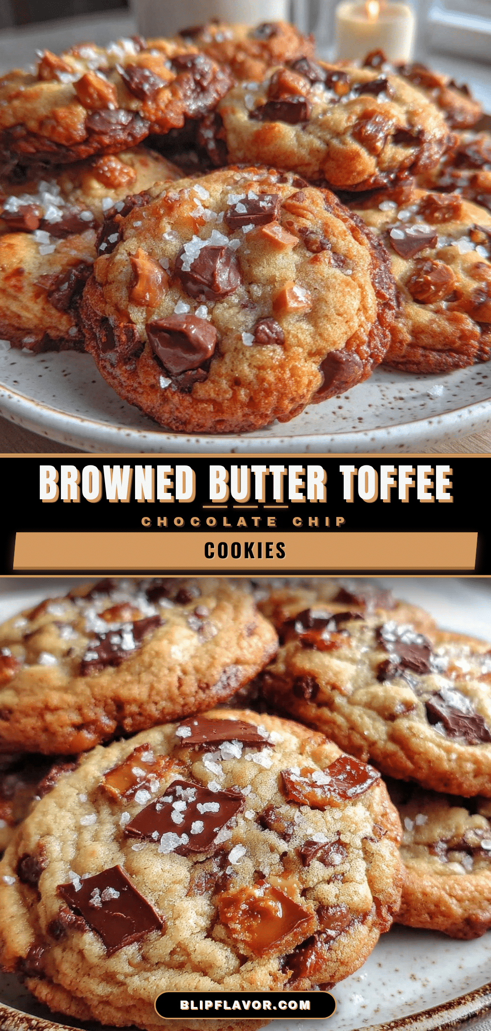 browned butter toffee chocolate chip cookies recipe
