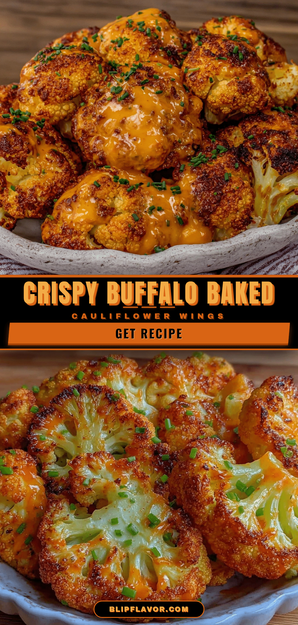 buffalo baked cauliflower wings recipe