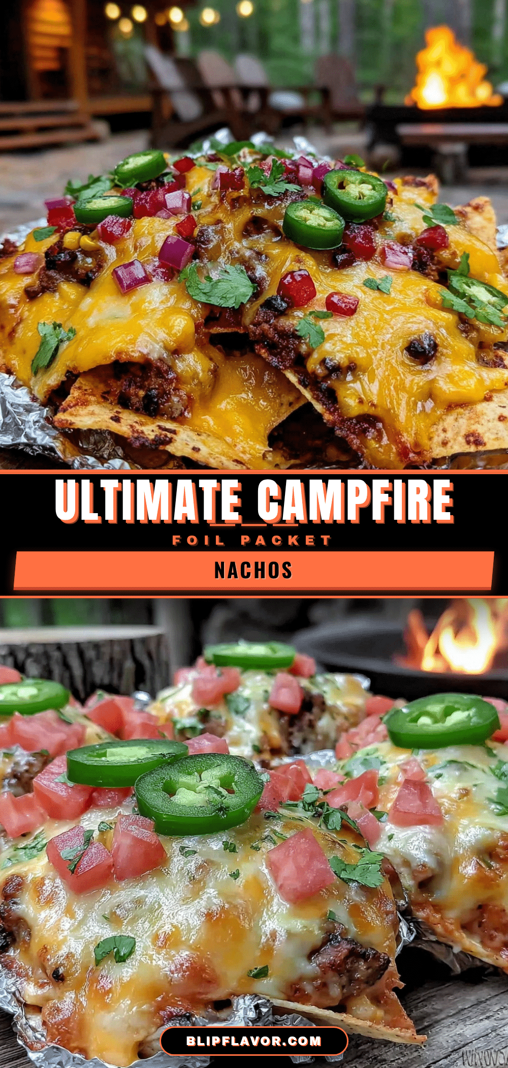 campfire foil packet nachos recipe