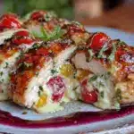 Caprese Stuffed Chicken Breast - featured image