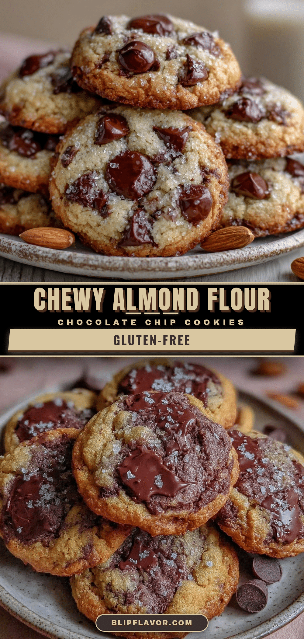 chewy almond flour chocolate chip cookies gluten-free recipe