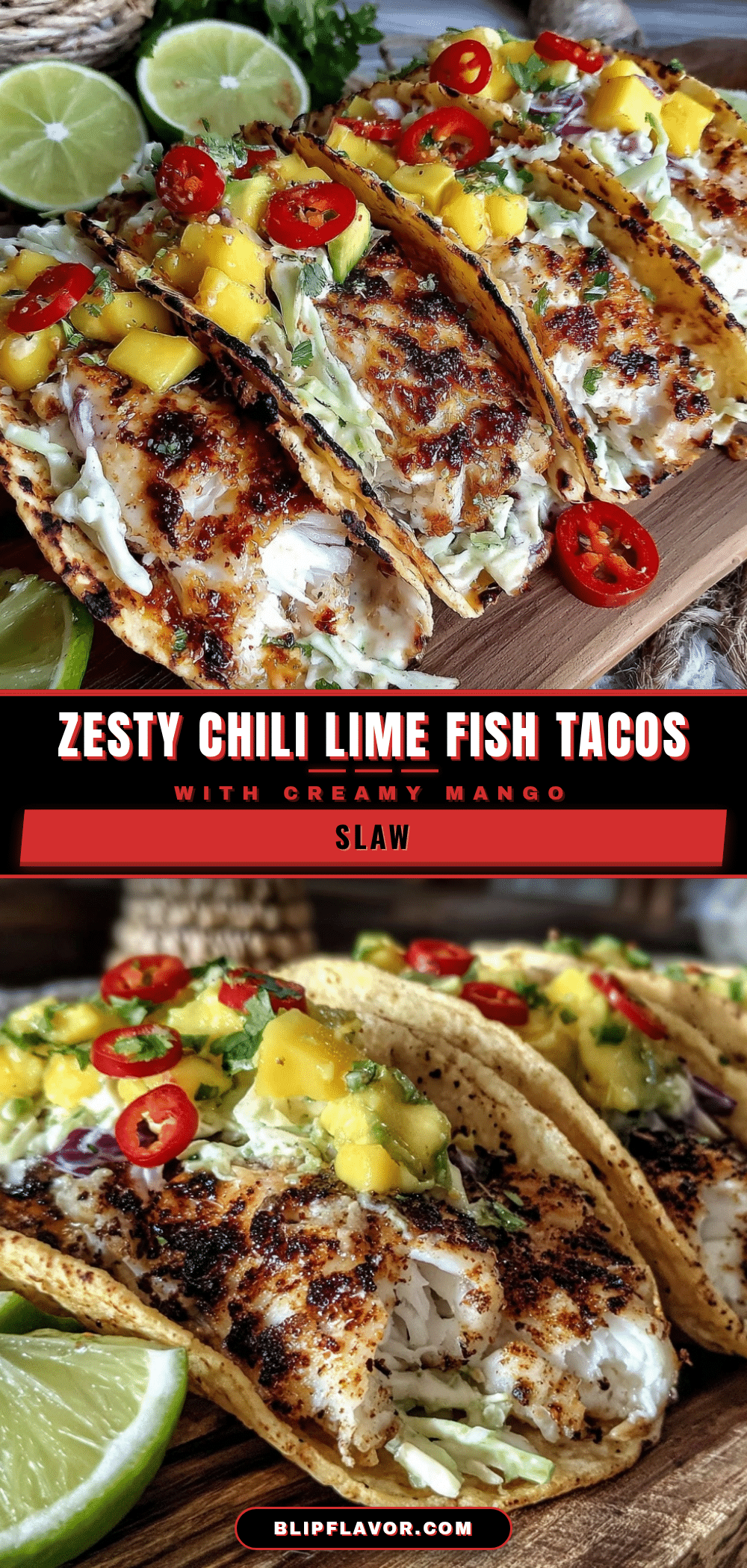 chili lime grilled fish tacos recipe