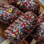 chocolate dipped frozen banana pops - featured image