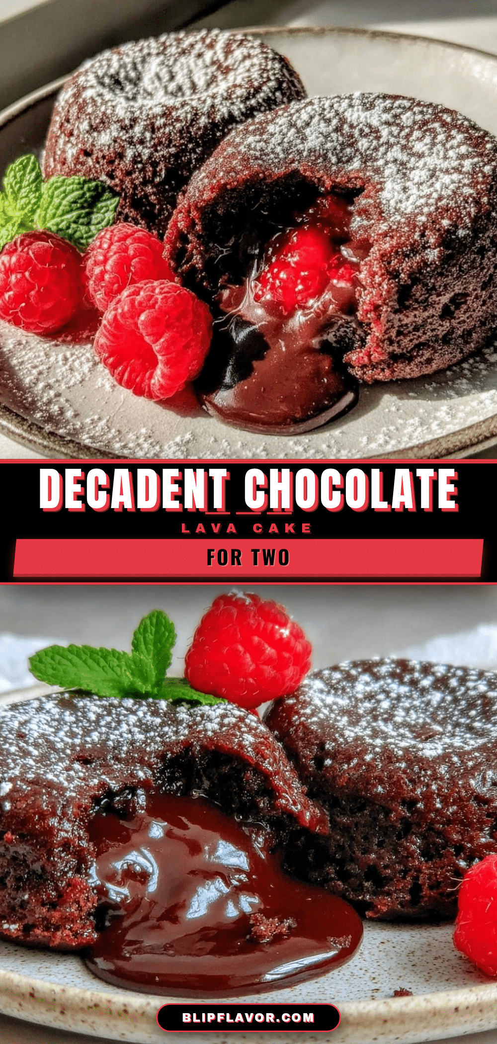 chocolate lava cake for two recipe