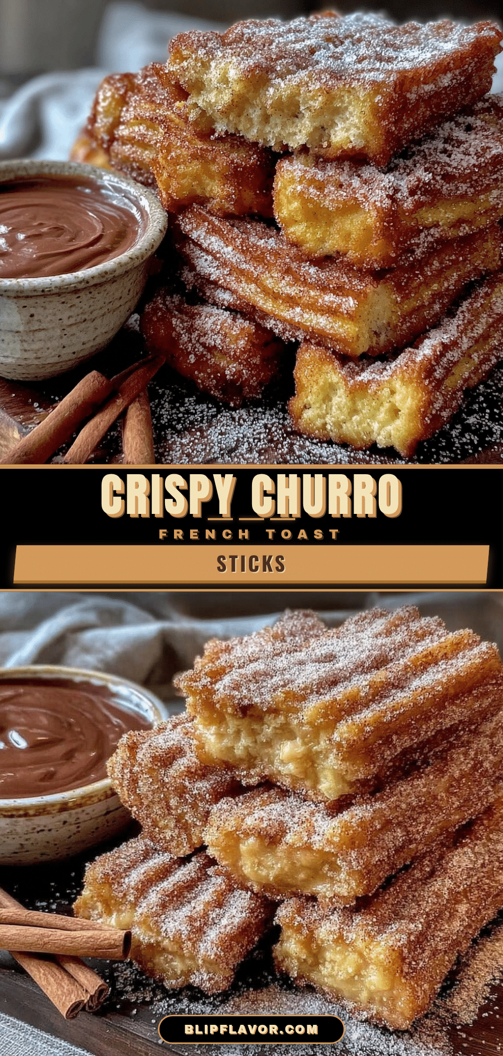 churro french toast sticks recipe