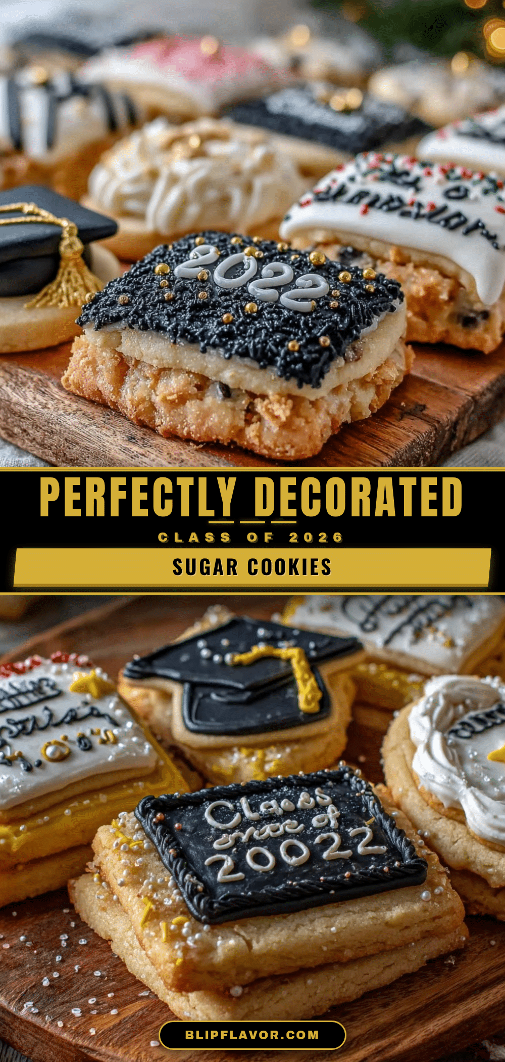 class of 2026 decorated sugar cookies recipe