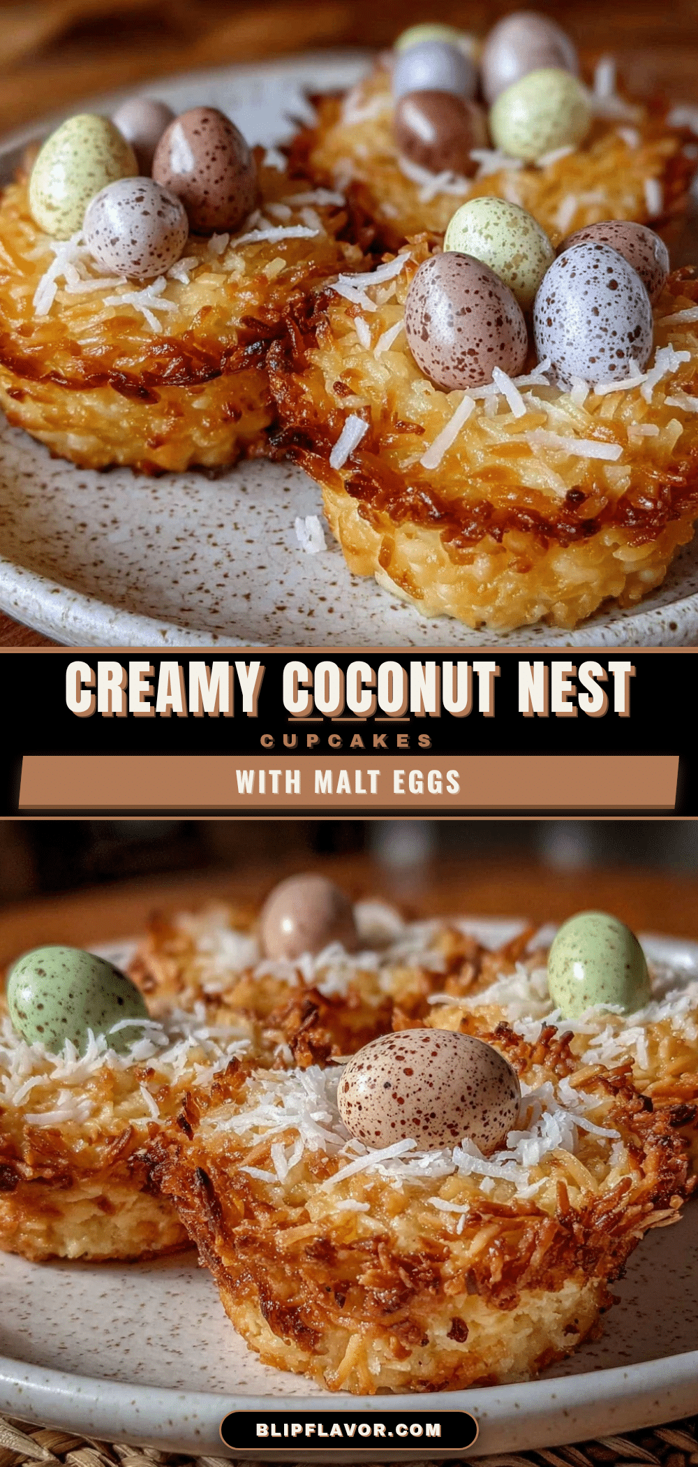 Coconut Nest Cupcakes recipe