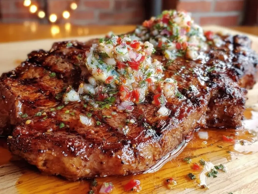 coffee-rubbed grilled ribeye - featured image