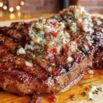 coffee-rubbed grilled ribeye - featured image