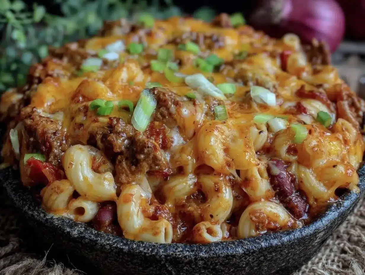 cozy dutch oven campfire chili mac preparation steps