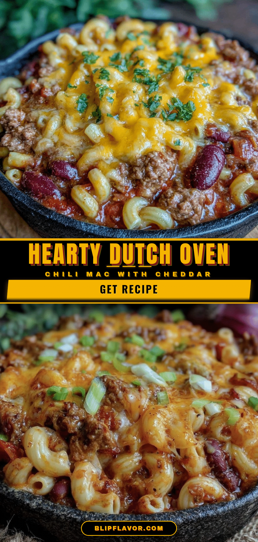 cozy dutch oven campfire chili mac recipe
