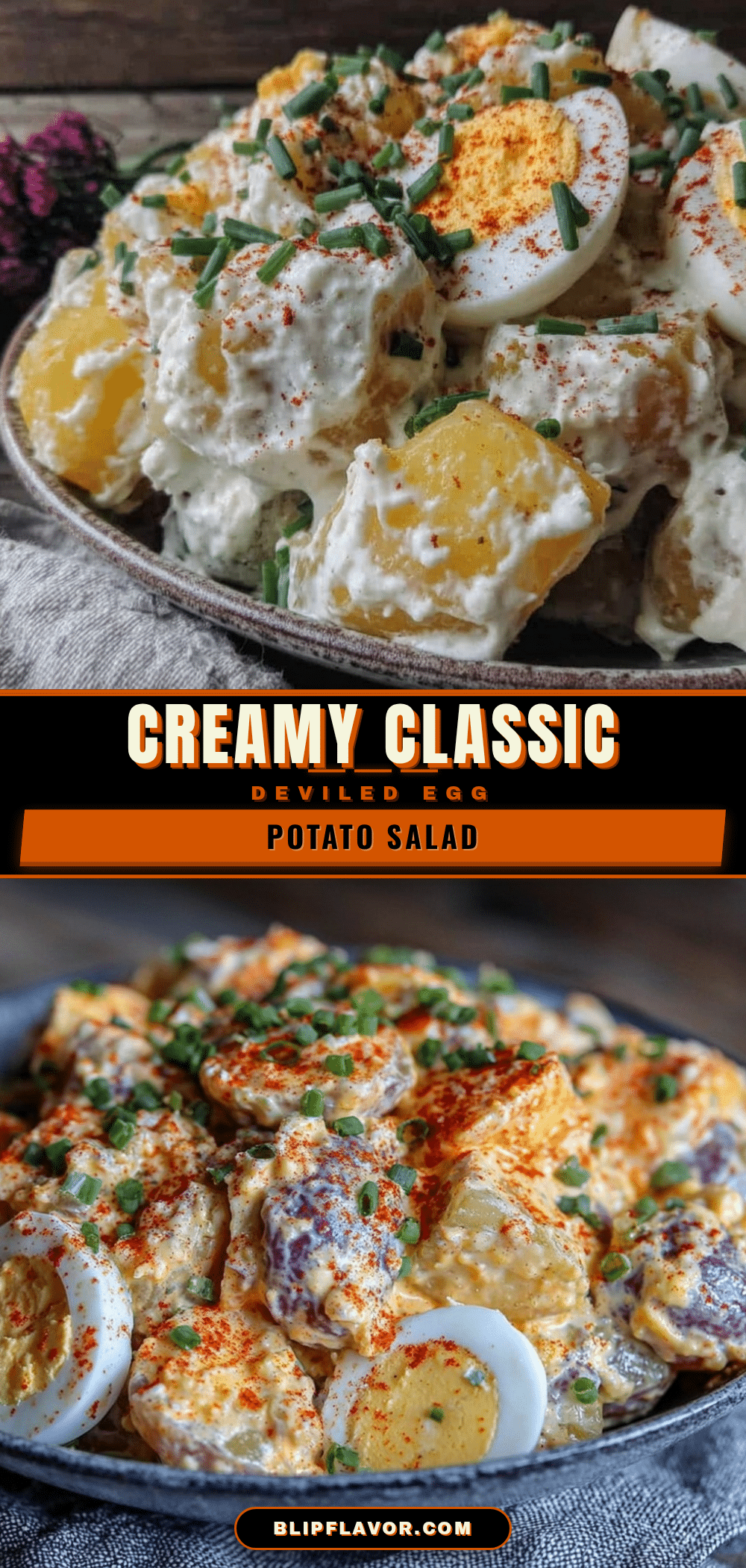 creamy classic deviled egg potato salad recipe