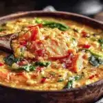 creamy dairy-free coconut lentil curry - featured image